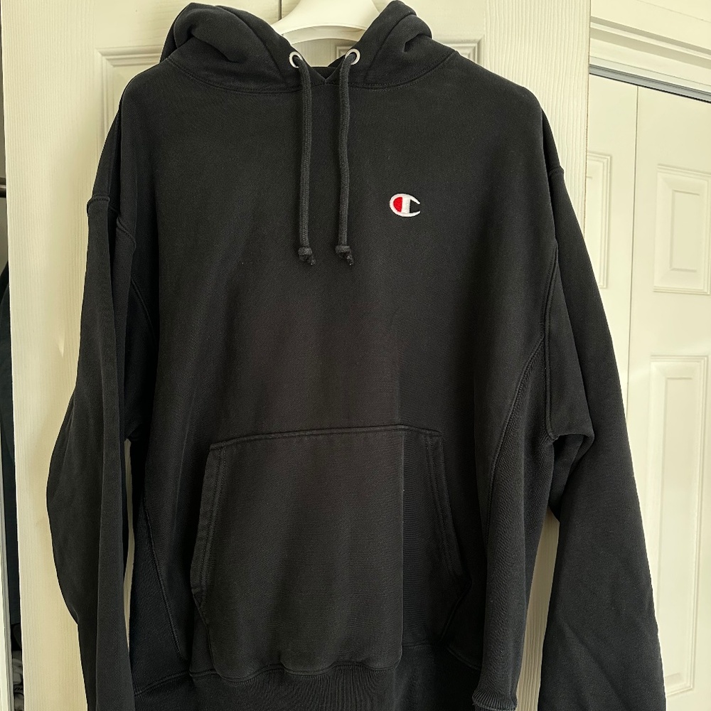 Champion Black Hoodie
